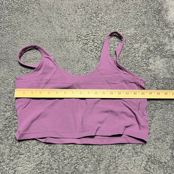 Lululemon Sports Bra Align Tank Crop Top Womens 14 Yoga Athletic Pink - Picture 5 of 6